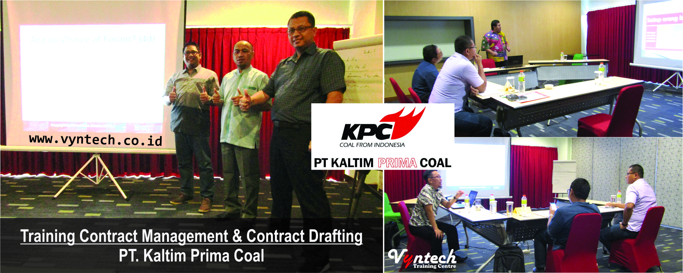 20180306 Training Contract Management & Contract Drafting - PT KPC Kaltim, di Yogya