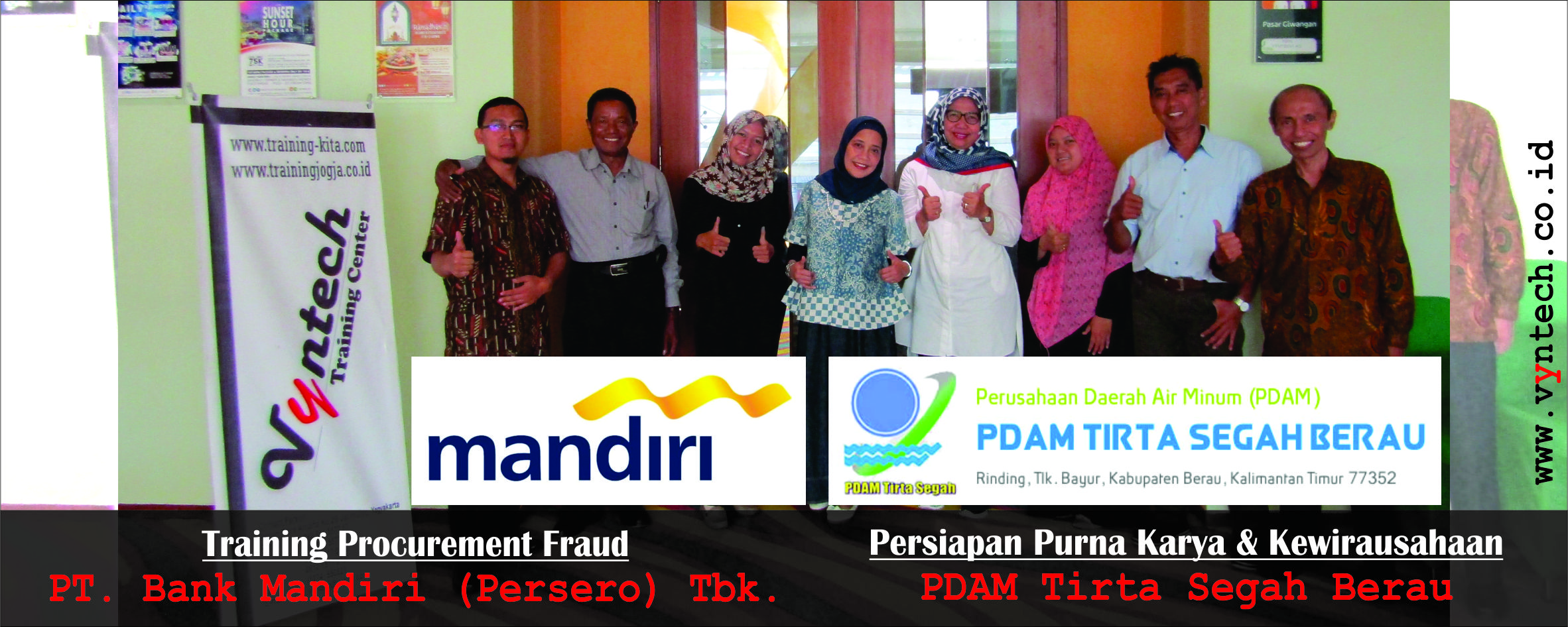 20170522 Training Procurement Fraud (PT Bank Mandiri Persero Tbk) Purnakarya & Kewirausahaan (PDAM Tirta Segah Berau)
