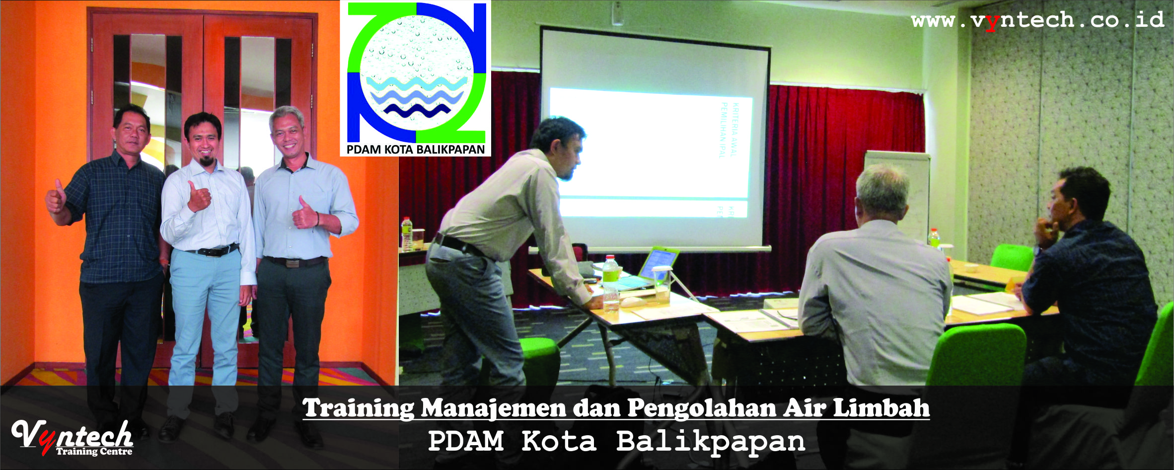 20180410 Training Manajemen dan Pengolahan Air Limbah - PDAM Kota Balikpapan