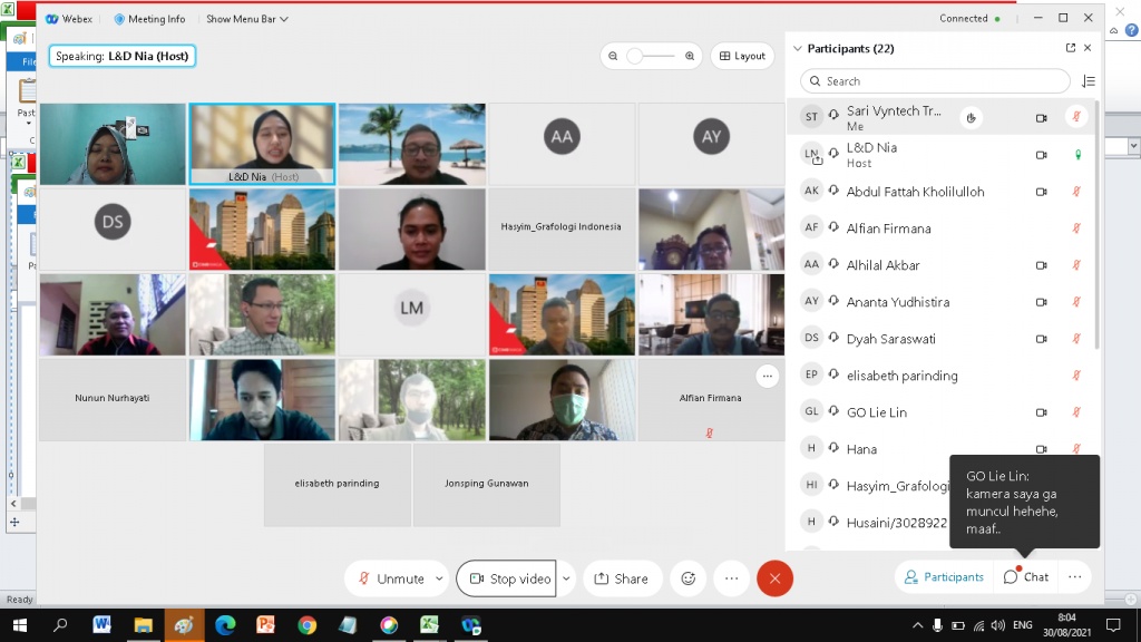 20210800 E-Learning Training Grafonomi & Verifikasi Dokumen - Bank CIMBNiaga - online